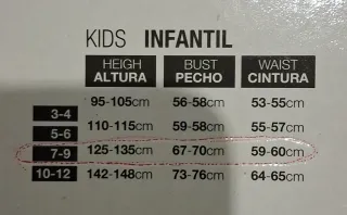 Disfraz Esqueleto Niño 7-9 años