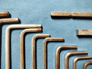 Juego 18 Llaves Allen Hexagonales