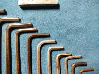 Juego 18 Llaves Allen Hexagonales