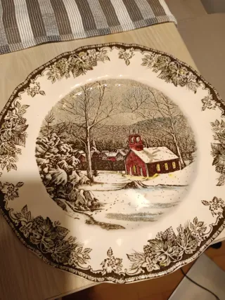 1 Plato Johnson Bros Porcelana inglesa