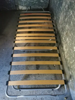 Somier individual plegable