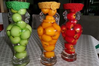 Tris vasi decorativi vintage