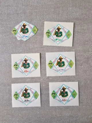 Sierra Leone francobolli Diamond Jubilee