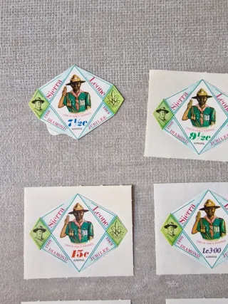 Sierra Leone francobolli Diamond Jubilee