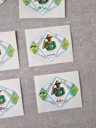 Sierra Leone francobolli Diamond Jubilee