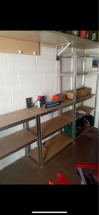 Estantería 5 baldas acero galvanizado