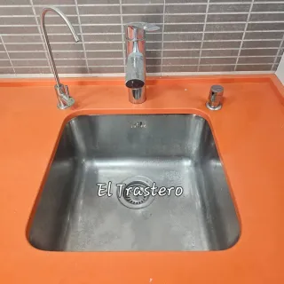 COCINA FORMICA CON PIEDRA SILESTONE