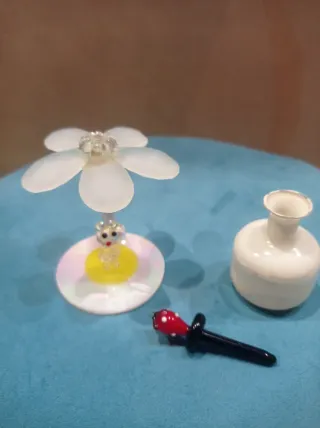 Set Oggettistica Vetro Murano Lavorato a Mano