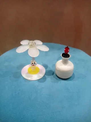 Set Oggettistica Vetro Murano Lavorato a Mano