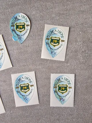 Sierra Leone francobolli autoadesivi