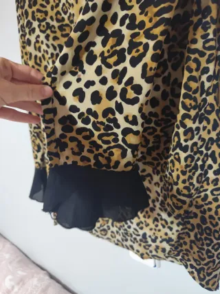 Blusa Leopardo Mujer Talla M