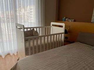 Cuna de bebé blanca Micuna