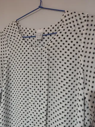 Blusa lunares mujer talla M