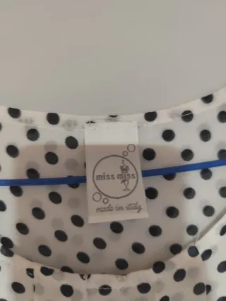 Blusa lunares mujer talla M