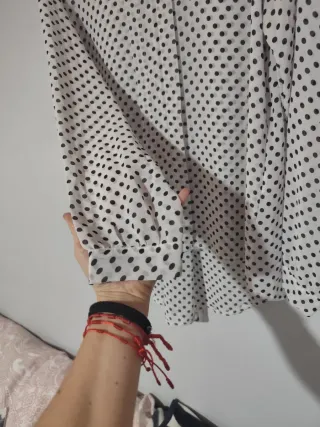 Blusa lunares mujer talla M