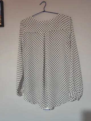 Blusa lunares mujer talla M
