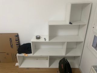 Estantería Escalera Blanca