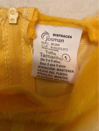 Disfraz Los Clanners 3-5 años