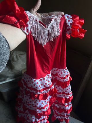 Disfraz Sevillana Niña talla 4