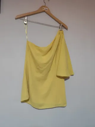 Blusa amarilla talla m mujer de privee de una mang