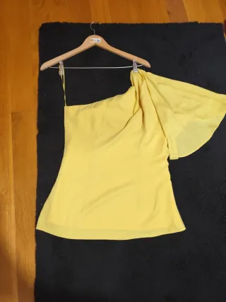 Blusa amarilla talla m mujer de privee de una mang