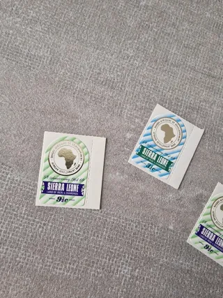 3 Francobolli Sierra Leone 5° Anniversario