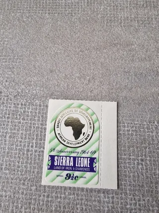 3 Francobolli Sierra Leone 5° Anniversario