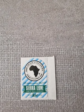 3 Francobolli Sierra Leone 5° Anniversario