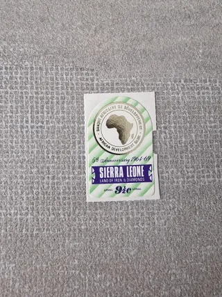 3 Francobolli Sierra Leone 5° Anniversario