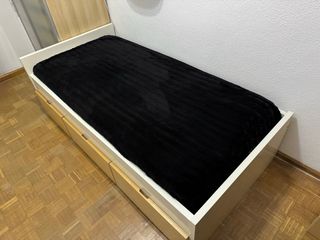 Cama diván IKEA blanca cajones+colchón buen estado