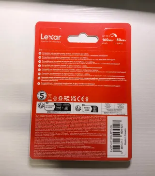 Tarjeta MicroSD Lexar 128GB PLAY