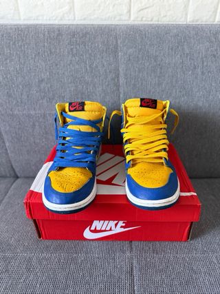Jordan 1 Retro High OG Blu/Giallo