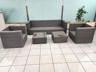 Conjunto Muebles Exterior Sofá + Sillones