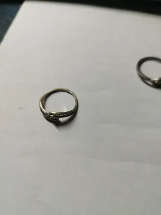 Lote de 7 anillos plateados