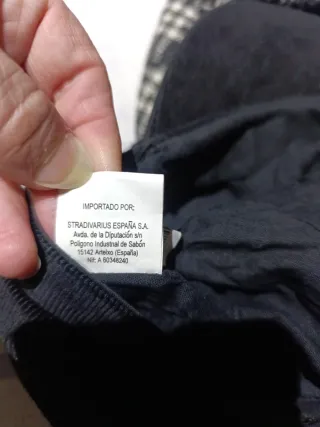 Lote 2 Gorras Chica: Negra Pana  y Cuadros