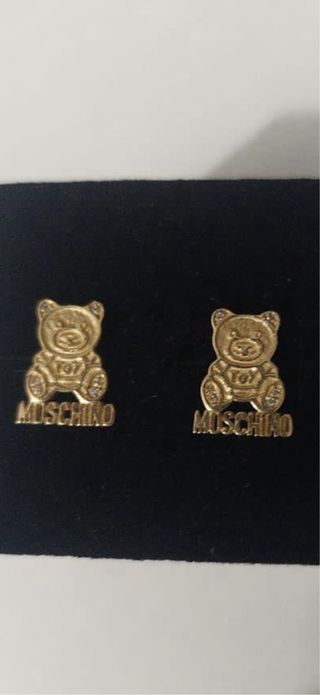 Pendientes Moschino Oso Oro 18K