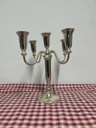 Candelabro Vintage Metal 5 Velas