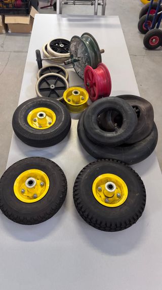 Conjunto de Rodas e Câmaras de Ar