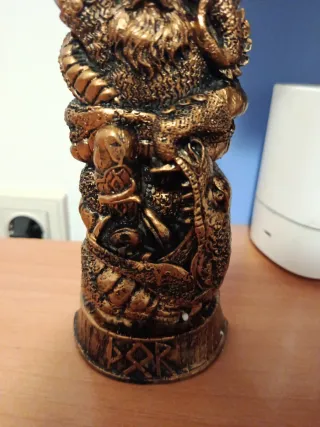 Figura Thor Bronce Vikingo