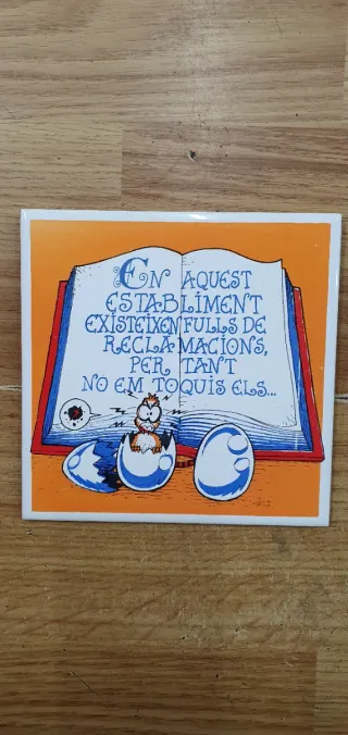 Azulejo decorativo Reclamaciones