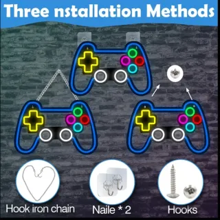 Lampada Neon LED "Controller" Multicolore