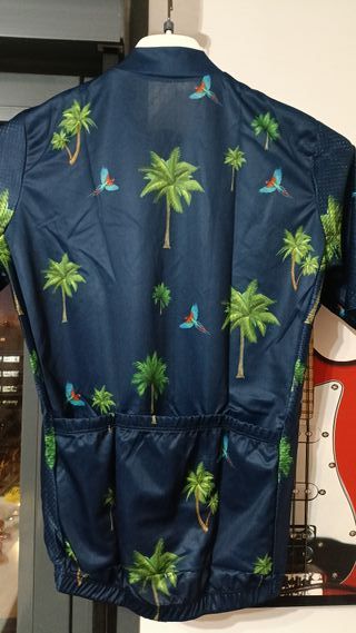 Maillot Ciclismo Tropical Palmeras y Loros
