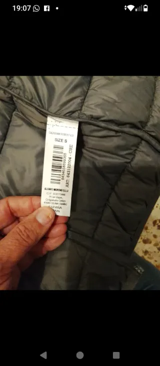 Chaqueta Álvaro Moreno Talla S Gris