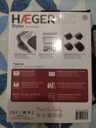 Cortapelos HaegerTec Styler HC-010.008A