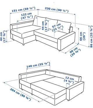 Sofá Cama Chaiselongue Faringe Gris
