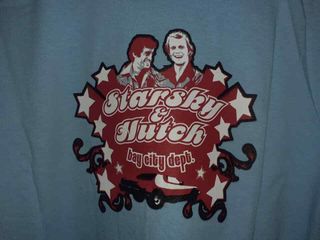 Maglietta Starsky e Hutch vintage t shirt serie tv