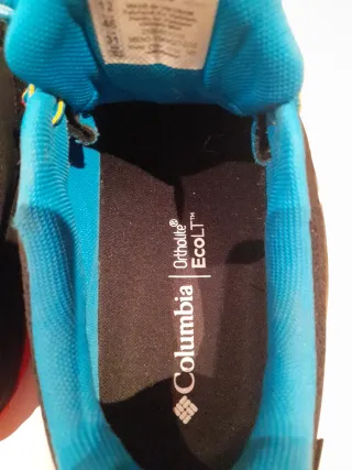 Zapatillas Columbia Senderismo Negras y Azules