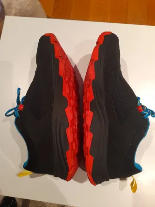 Zapatillas Columbia Senderismo Negras y Azules