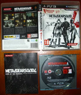Metal Gear Solid 4 - 25th Anniversary PS3 Ver. ESP