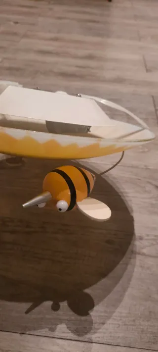 Lámpara infantil sol con abeja